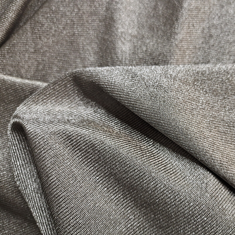Silver Fiber Knit Fabric Wholesale Supplier 4